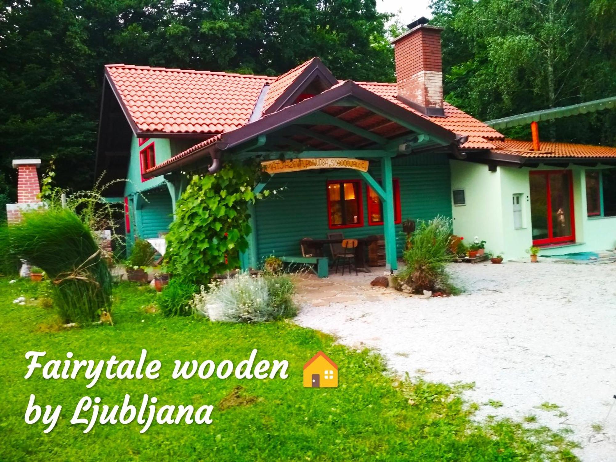 Fairytale Wooden House By Ljubljana Villa Grosuplje Kültér fotó