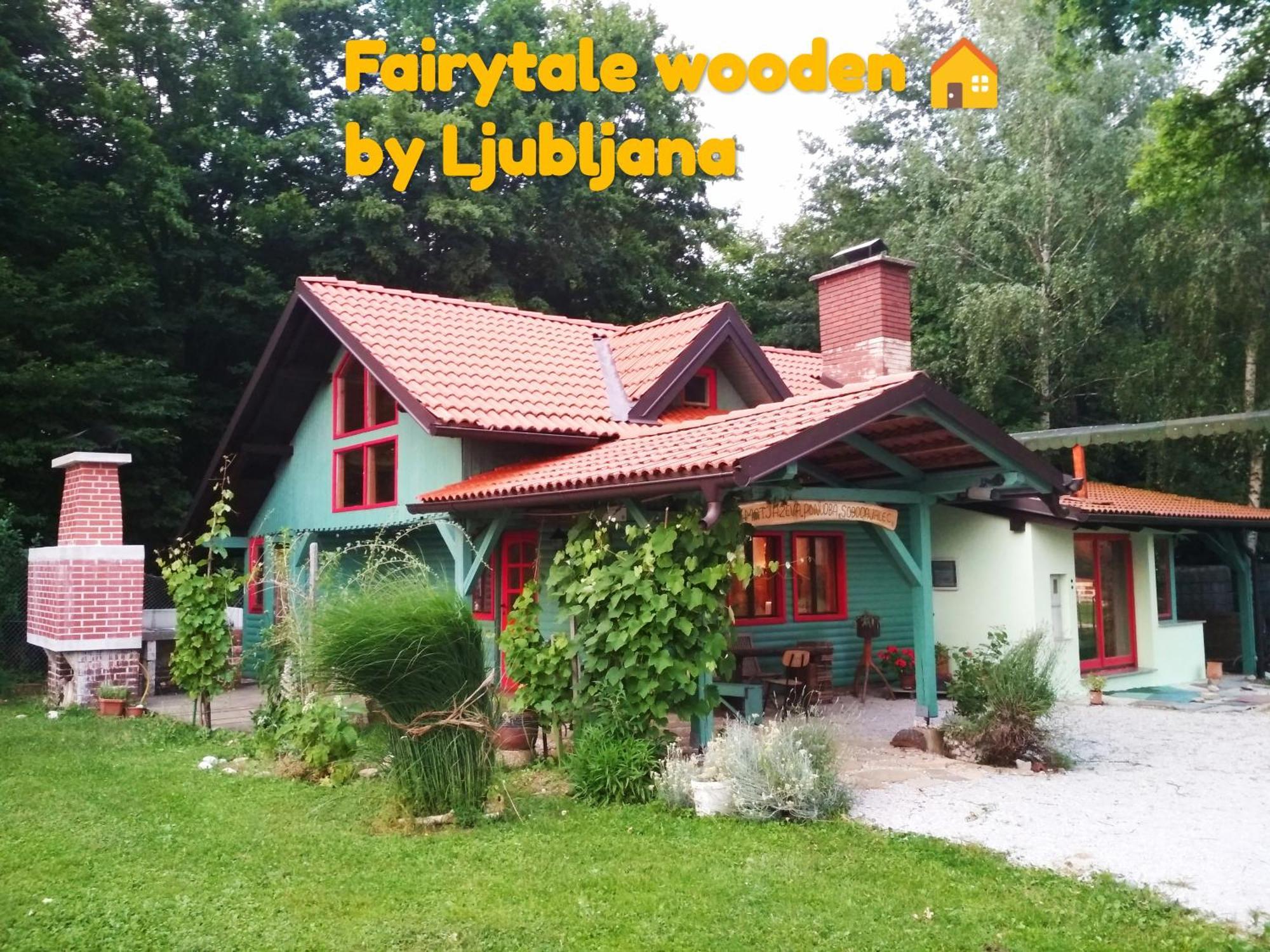 Fairytale Wooden House By Ljubljana Villa Grosuplje Kültér fotó