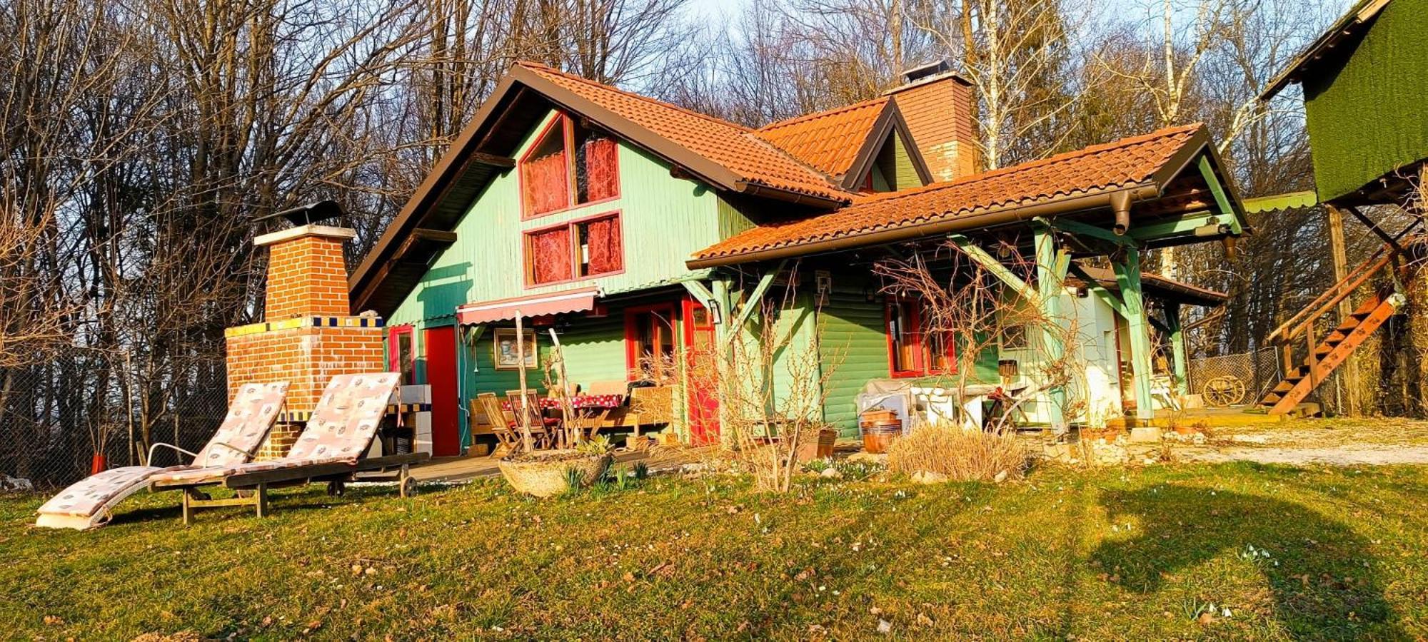 Fairytale Wooden House By Ljubljana Villa Grosuplje Kültér fotó